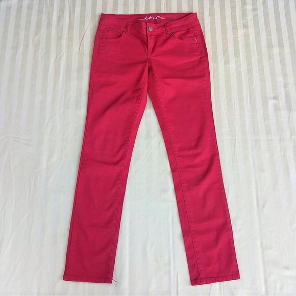 INC International Concepts Pink Jeggings - Picture 1 of 11